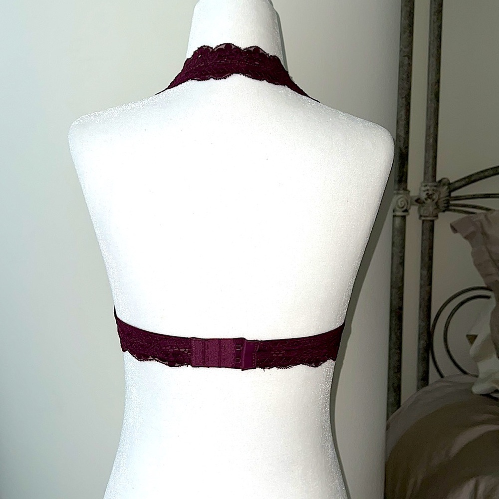 Free People Galloon Floral Lace Halter Bralette - Picture 5 of 9
